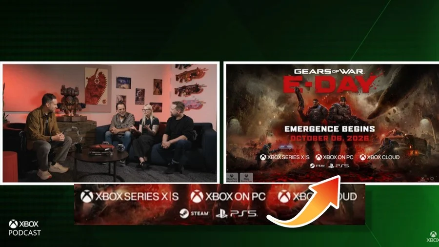 اشتباهی شد! مایکروسافت تریلر Gears of War: E-Day با لوگوی PS5 را آپلود کرد
