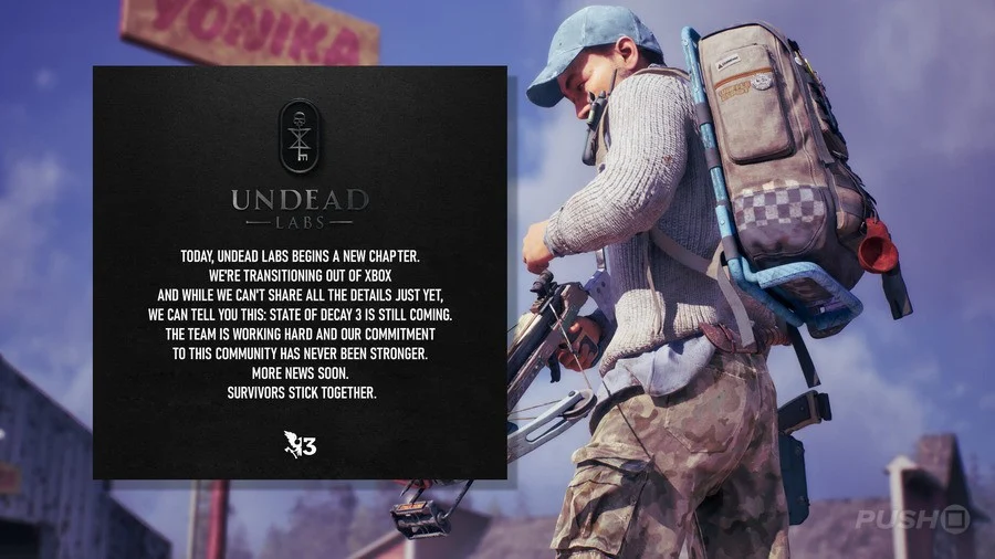 State of Decay 3 همچنان در حال ساخت است؛ Undead Labs پس از خروج از Xbox به طرفداران اطمینان داد