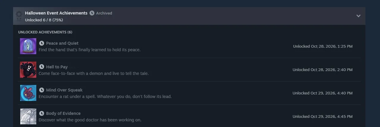 بتای Achievement Sets در Steam آغاز شد؛ حفظ وضعیت تکمیل با اضافه‌شدن دستاوردها